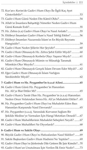 110 Soruda Gadir-i Hum Muhammed Deştî