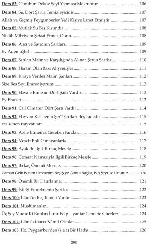 313 Derste Dinî Bilgiler Hüseyin Akay